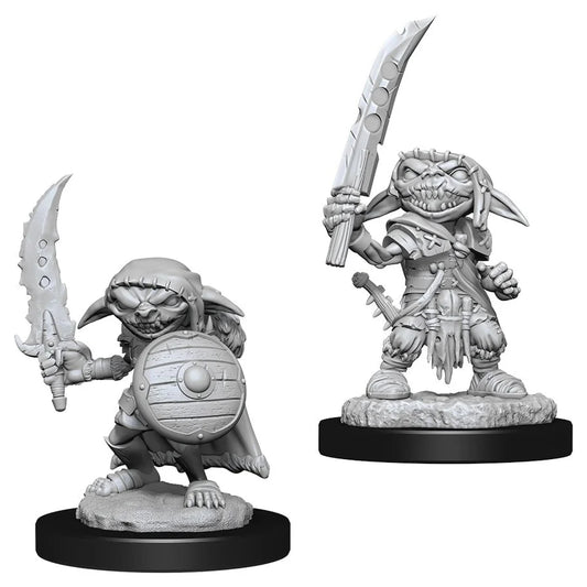 Deepcuts Unpainted Miniatures: W13 - Goblin Fighter Male