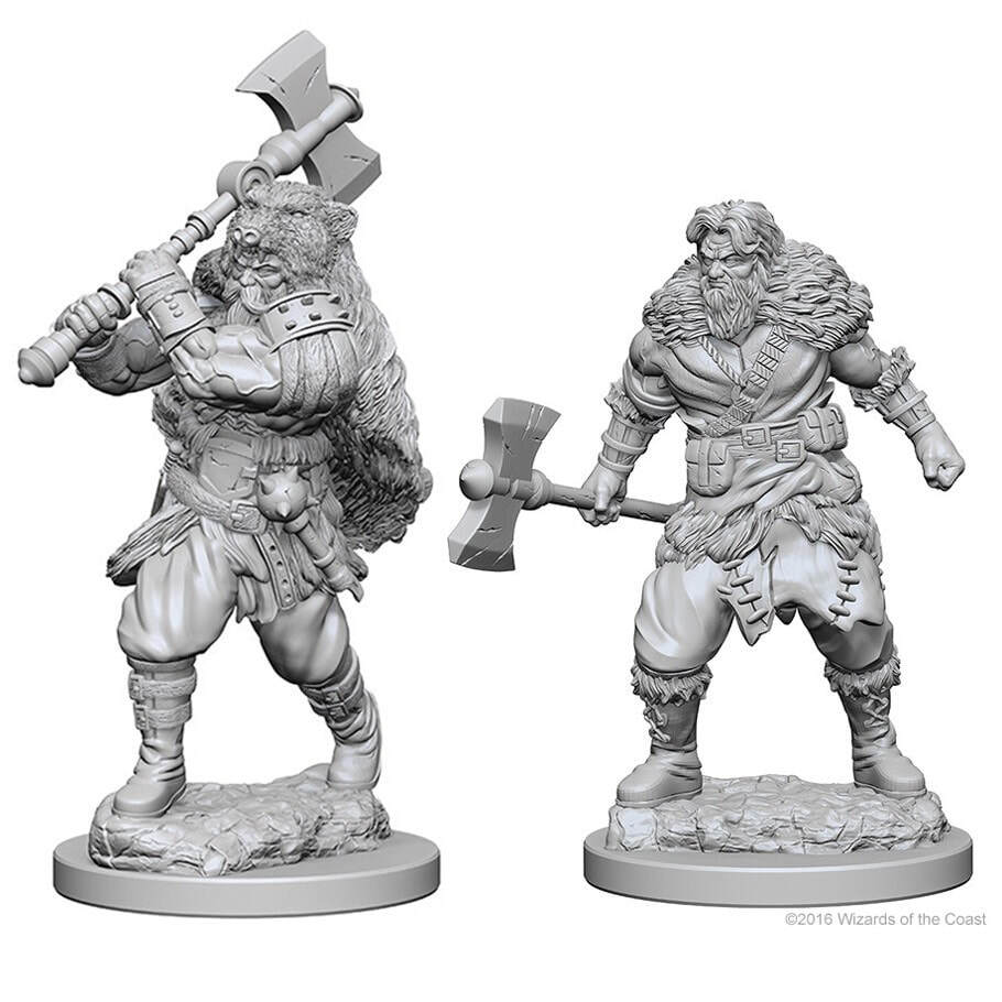 D&D Nolzur’s Marvelous Miniatures: W01 - Human Male Barbarian