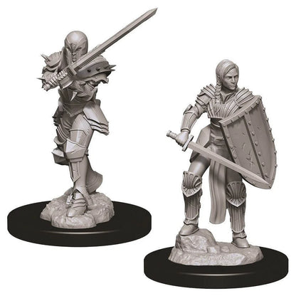 D&D Nolzur's Marvelous Miniatures: W09 - Female Human Fighter