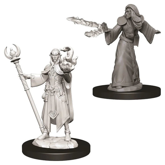 D&D Nolzur's Marvelous Miniatures: W09 - Male Elf Wizard