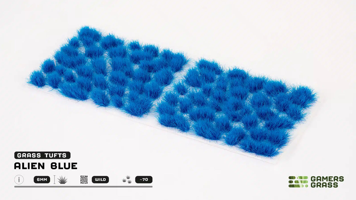 Alien Blue 6mm Wild Grass Tufts