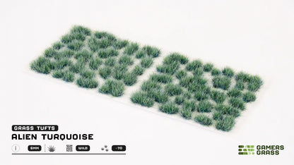 Alien Turquoise 6mm Wild Grass Tufts
