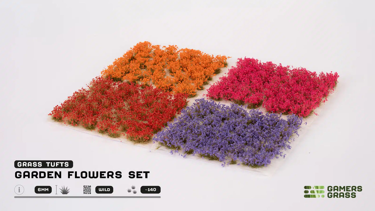 Garden Flowers Tufts Set