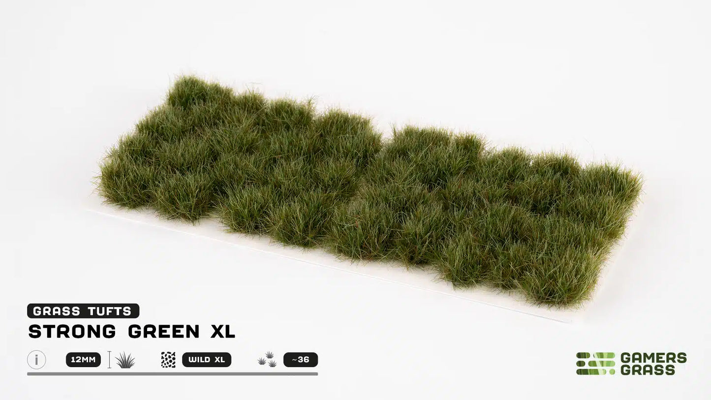 Strong Green XL 12mm Wild Grass Tufts