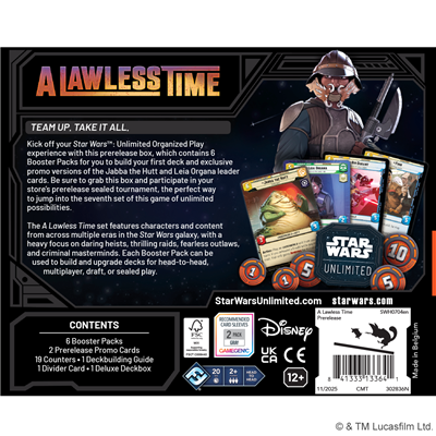 Star Wars: Unlimited - A Lawless Time: Prerelease Box