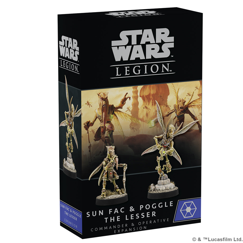 Star Wars Legion - Sun Fac and Poggle the Lesser Operative and Commander Expansion