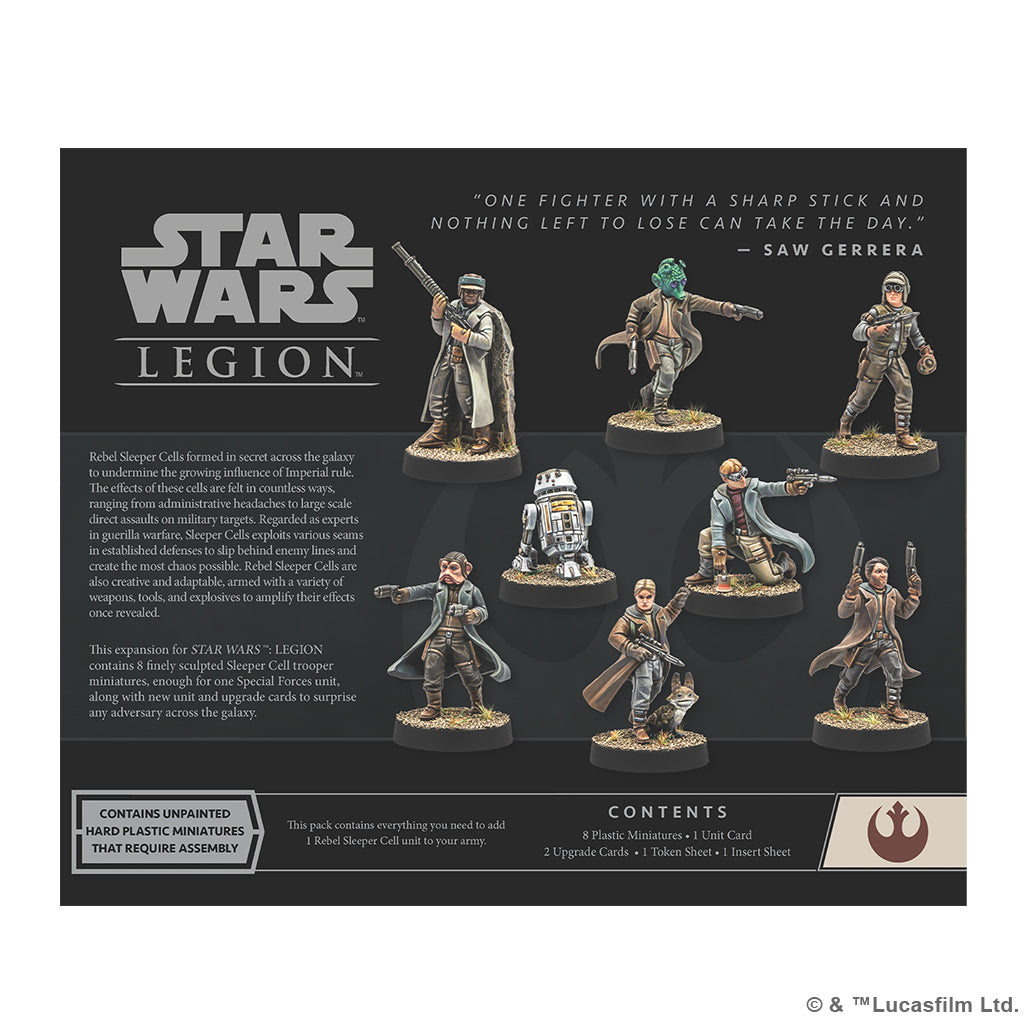 Star Wars Legion - Rebel Sleeper Cell Squad Expansion