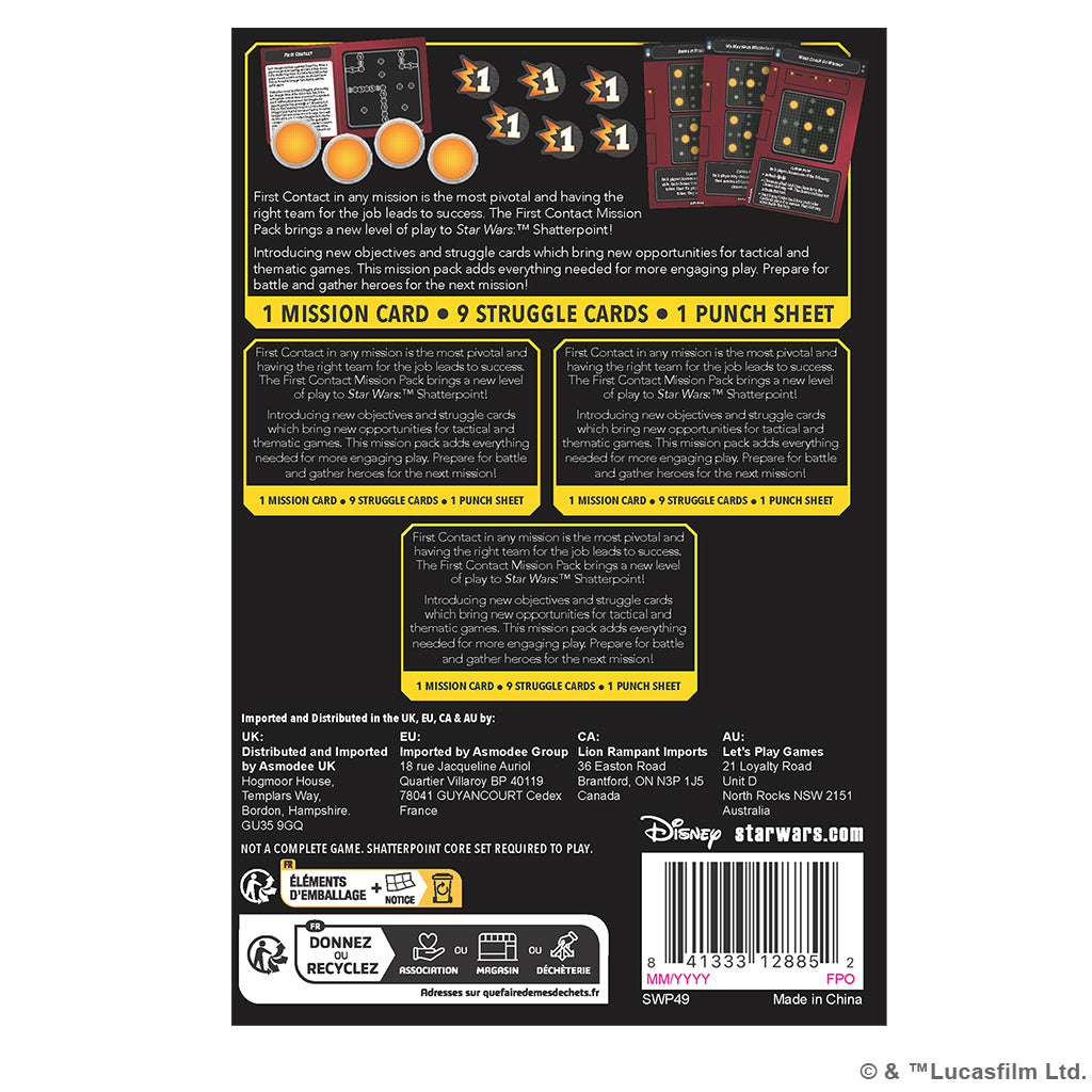 Star Wars Shatterpoint - First Contact Mission Pack