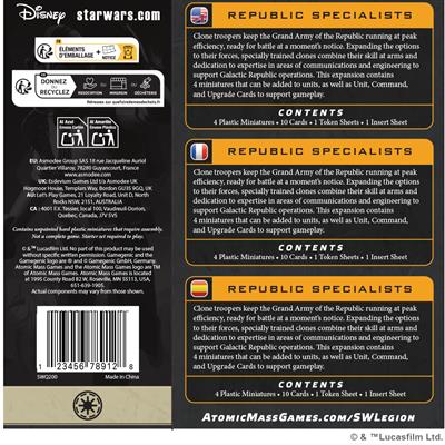 Star Wars Legion - Republic Specialists
