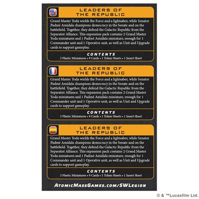 Star Wars Legion – Leaders of the Republic