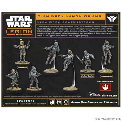 Star Wars Legion – Clan Wren Mandalorians