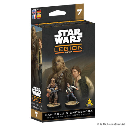 Star Wars Legion - Han Solo (Scoundrel Han) & Chewie