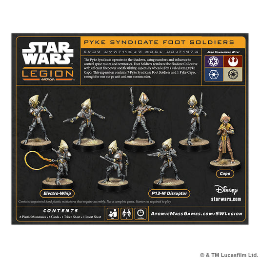 Star Wars Legion - Pyke Syndicate Foot Soliders