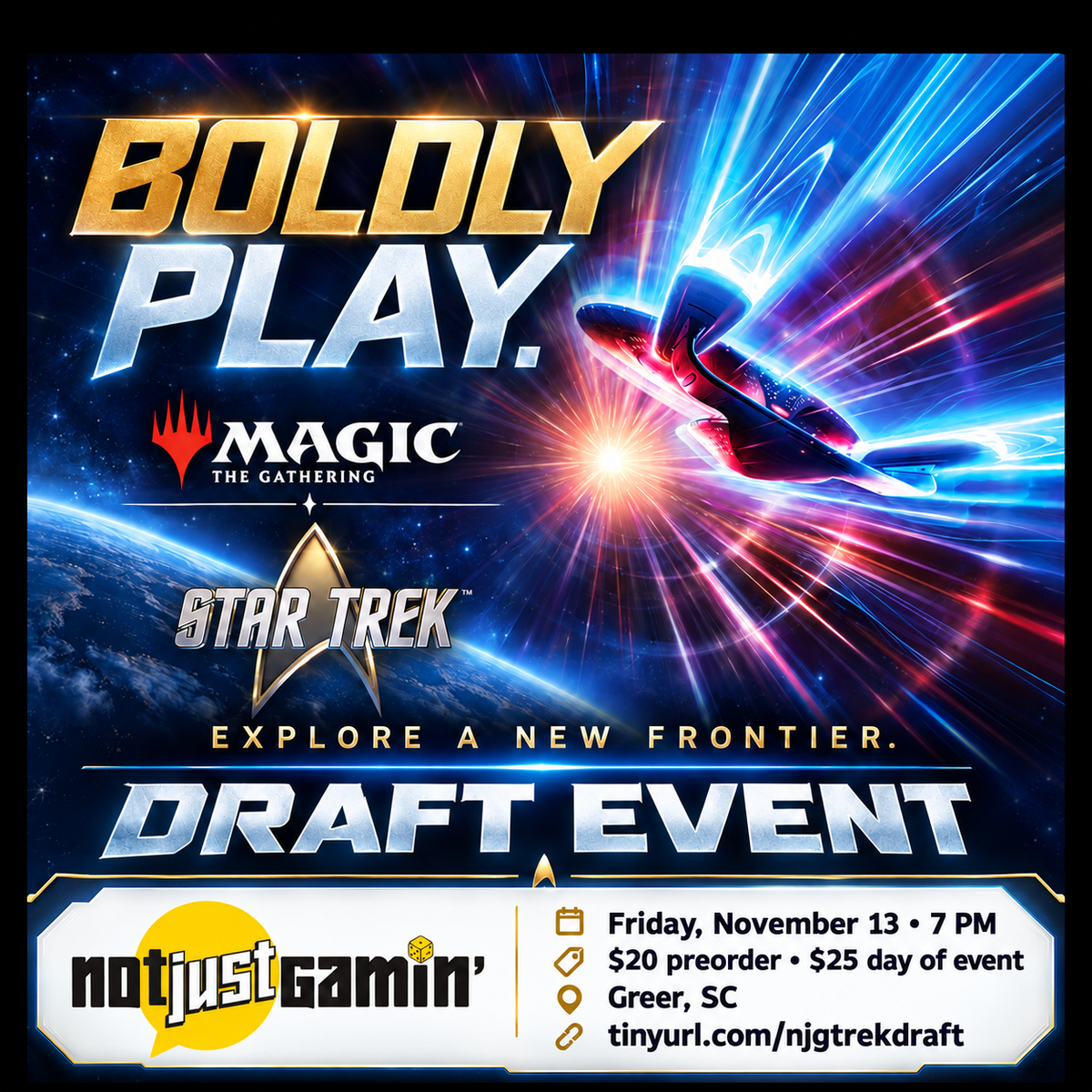Magic the Gathering, Star Trek Draft: Friday, 11/13
