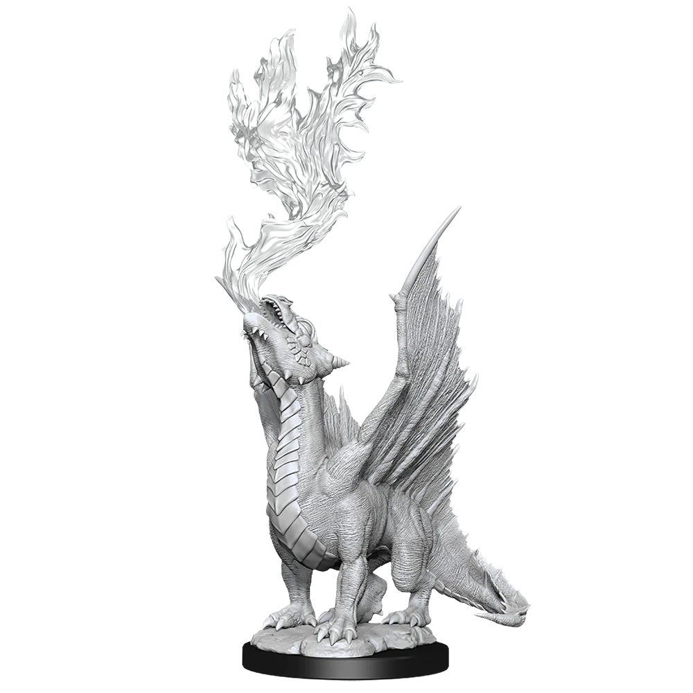 D&D Nolzur’s Marvelous Miniatures: W04 - Gold Dragon Wyrmling & Small Treasure Pile