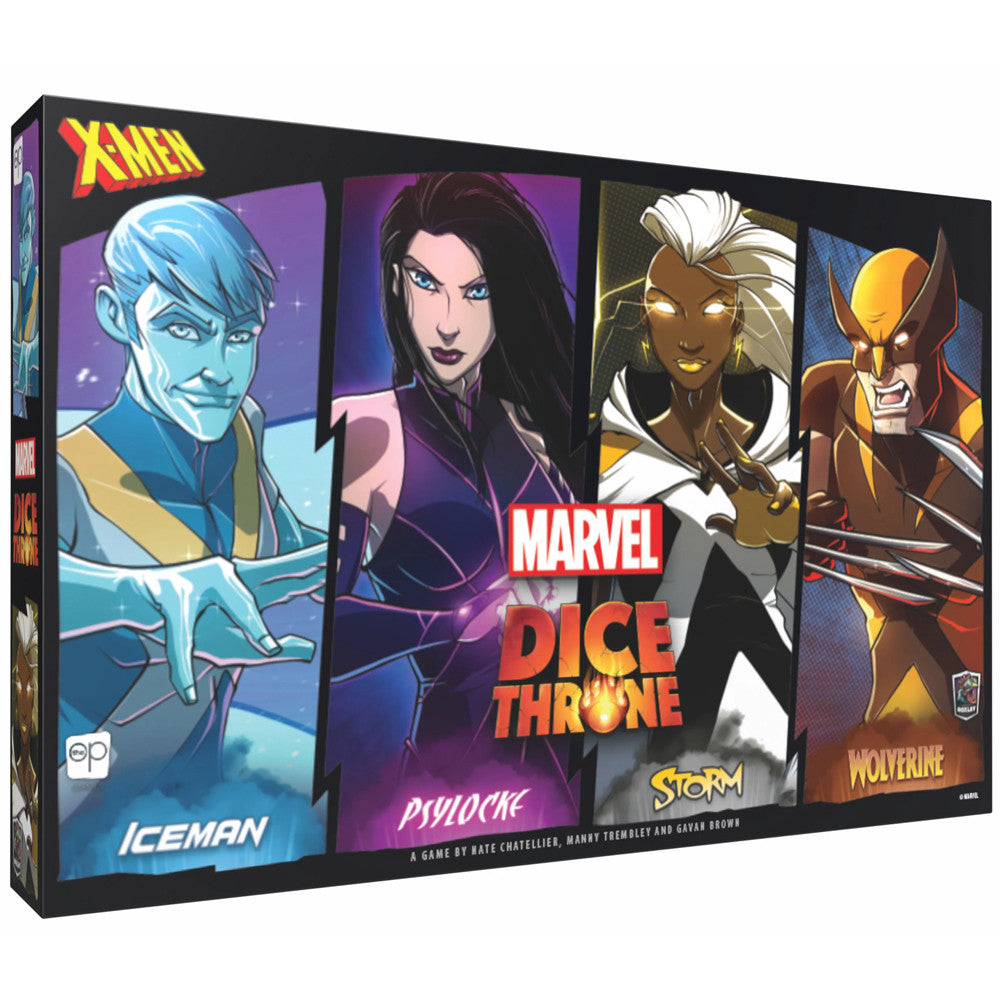 Marvel Dice Throne: X-Men Box 1 Fighters (Iceman, Psylocke, Storm, and Wolverine)
