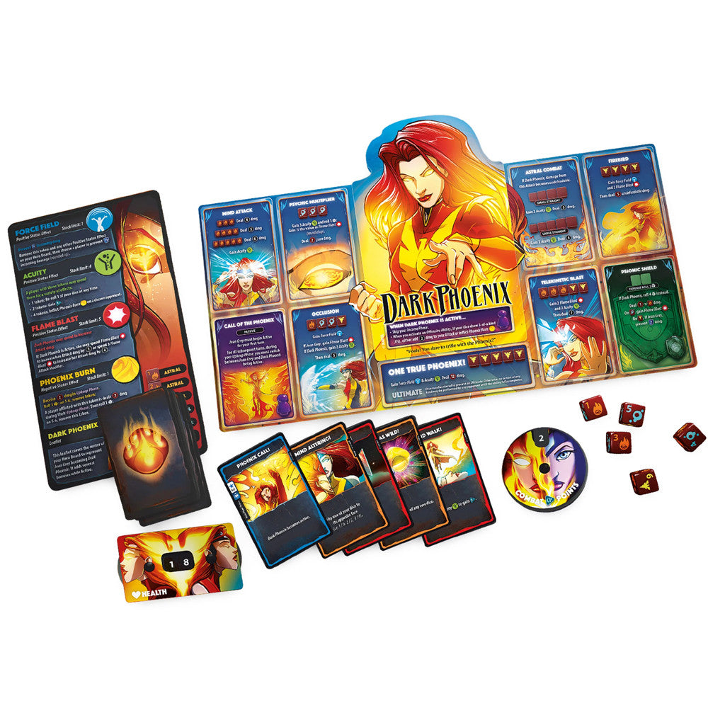 Marvel Dice Throne: X-Men Box 2 Lovers (Cyclops, Jean Grey, Gambit, and Rogue)