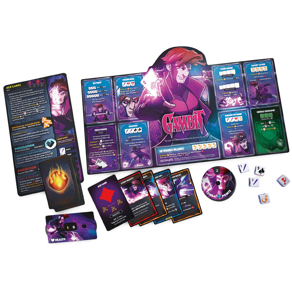 Marvel Dice Throne: X-Men Box 2 Lovers (Cyclops, Jean Grey, Gambit, and Rogue)