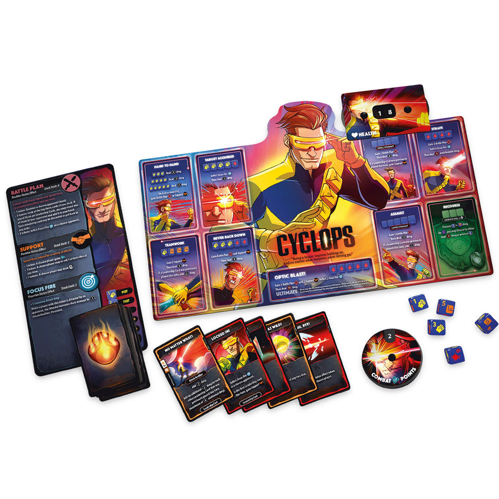 Marvel Dice Throne: X-Men Box 2 Lovers (Cyclops, Jean Grey, Gambit, and Rogue)