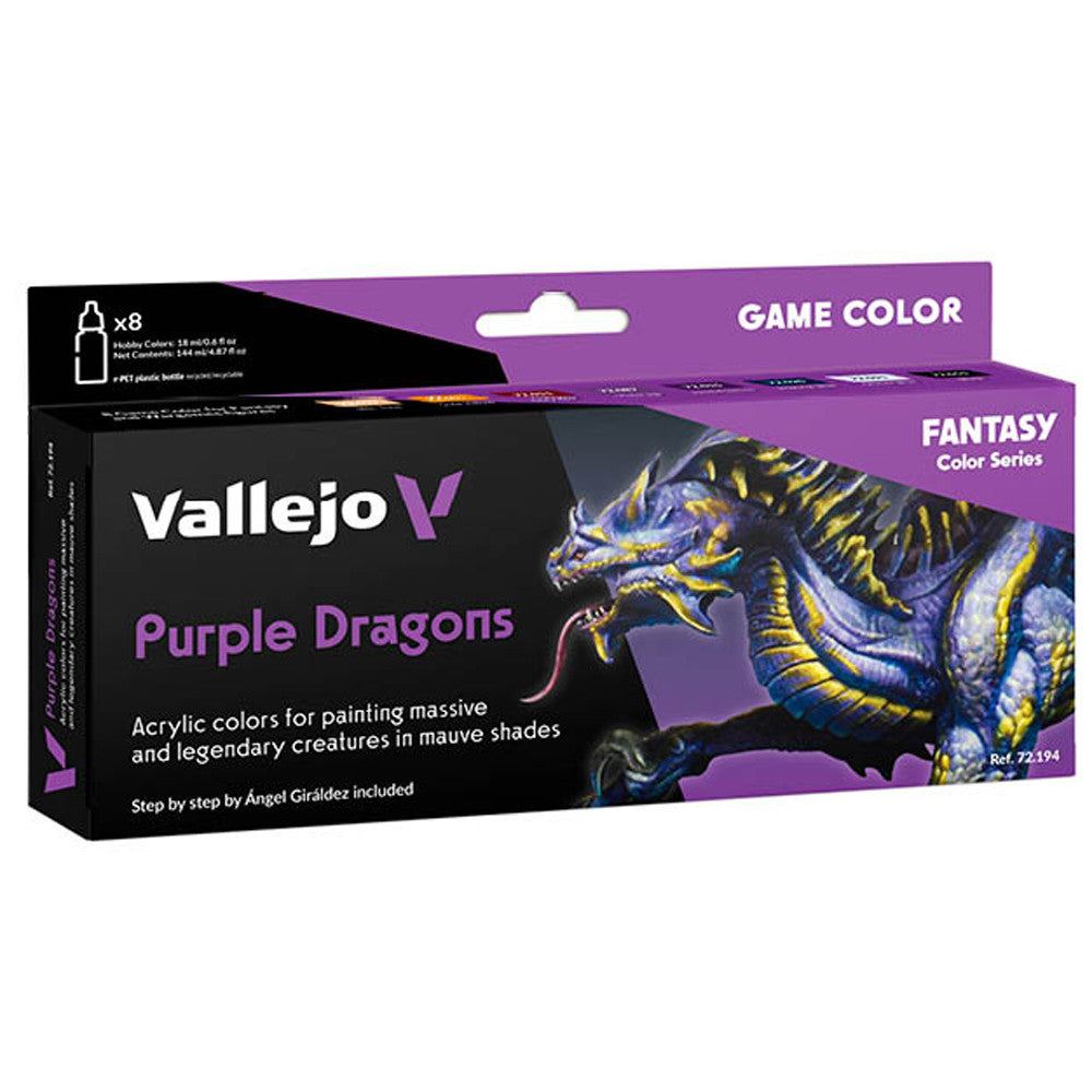 Vallejo Fantasy Color Series - Purple Dragons