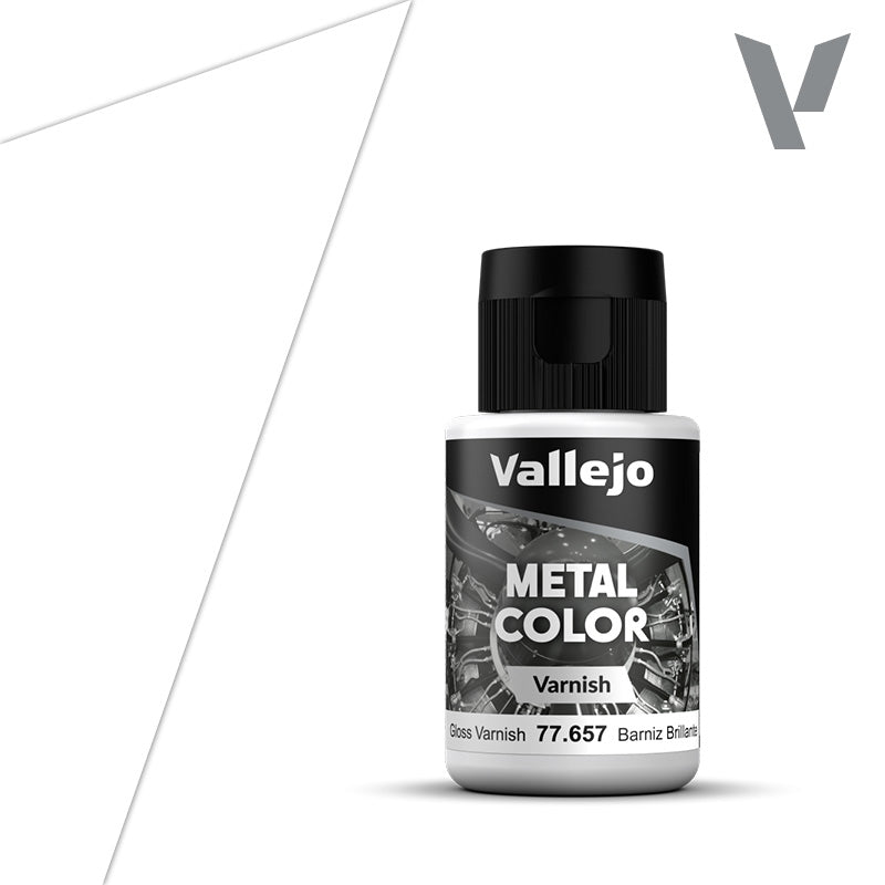 Vallejo - Metal Color, 77.657
Gloss Metal Varnish