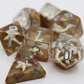 Foam Brain - Starfish Gold Sand RPG Dice Set