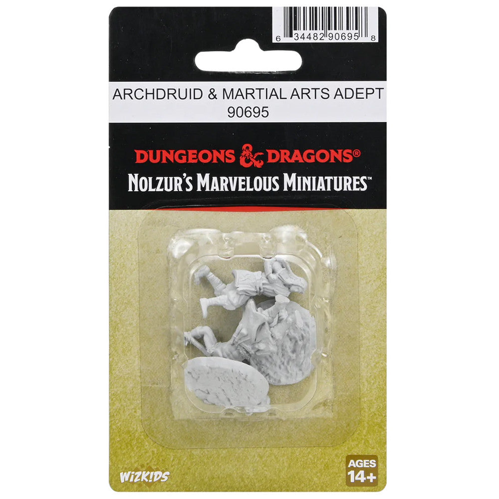 D&D Nolzur’s Marvelous Miniatures: W24 - Archdruid & Martial Arts Adept