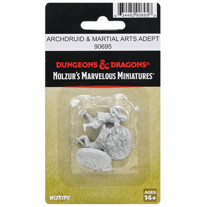D&D Nolzur’s Marvelous Miniatures: W24 - Archdruid & Martial Arts Adept