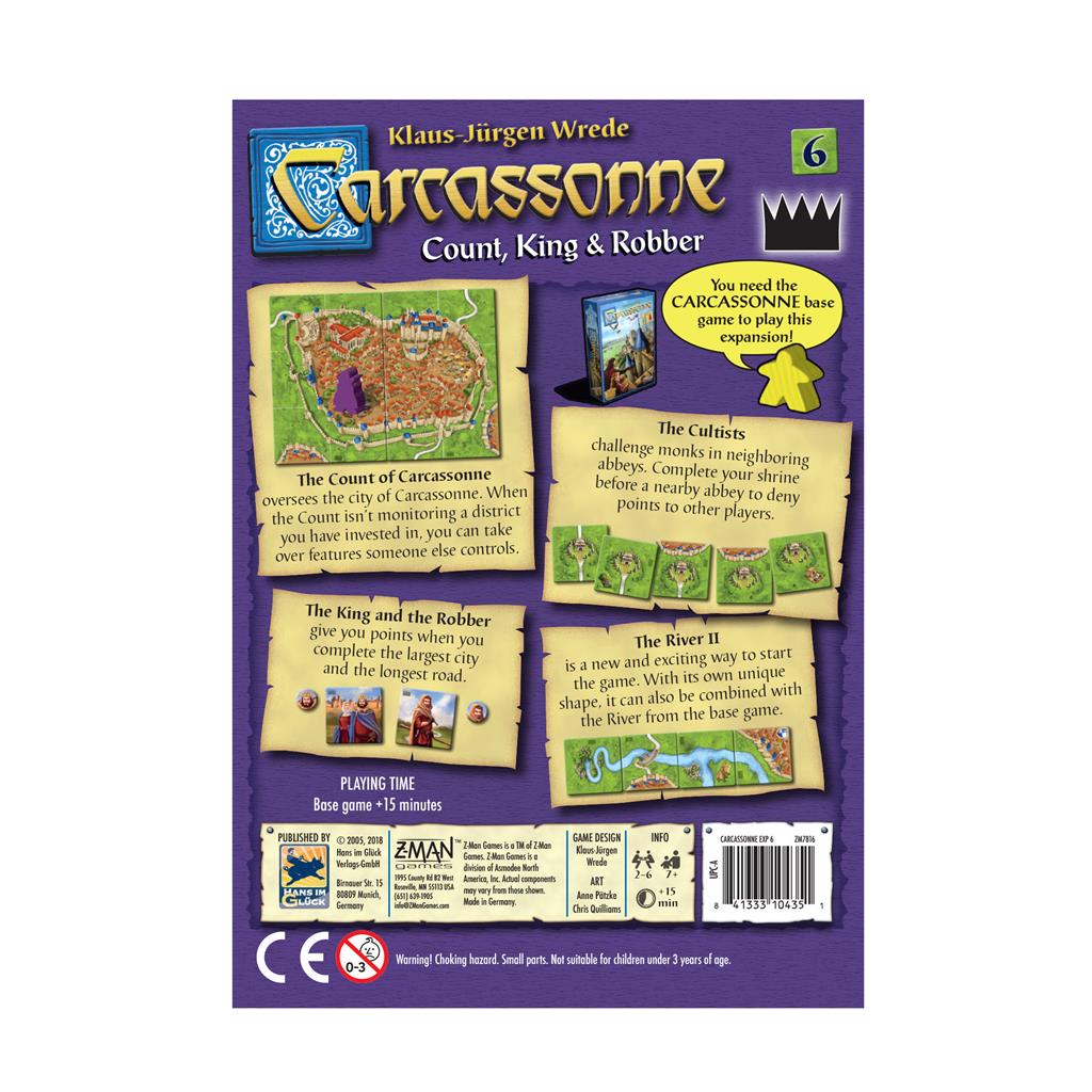 Carcassonne Expansion 6: Count, King and Robber