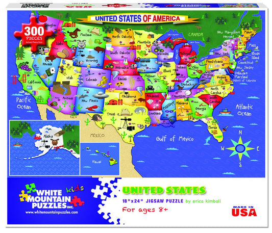 White Mountain Puzzles - United States of America