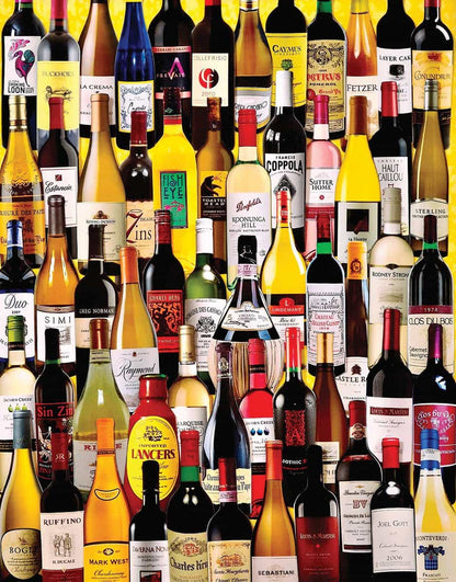 White Mountain Puzzle - Wine Bottles