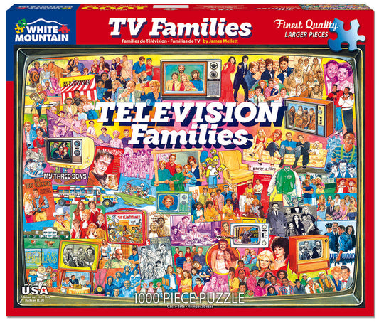 White Mountain TV Families Puzzle