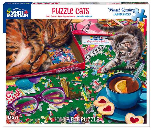 White Mountain Puzzle - Puzzle Cats