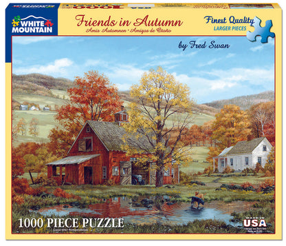 White Mountain Puzzle - Friends in Autumn