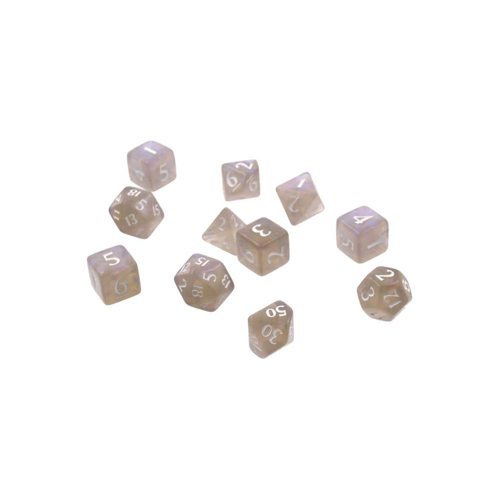 Eclipse Poly 11 Dice Set Smoke Grey