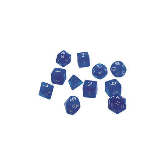 Eclipse Poly 11 Dice Set Pacific Blue