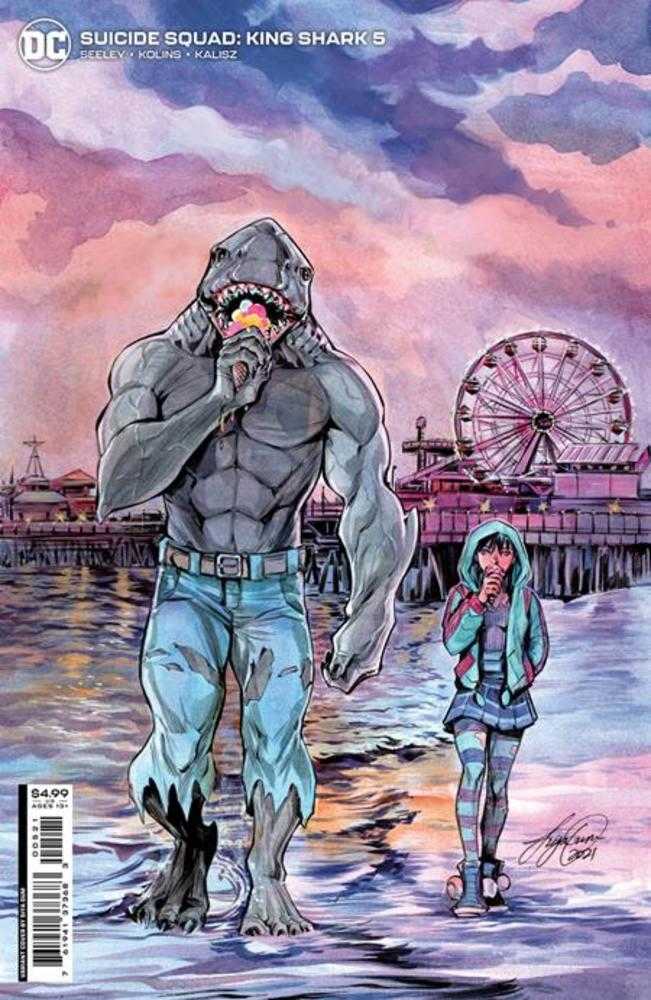 Suicide Squad King Shark #5 (Of 6) Cover B Siya Oum Card Stock Variant