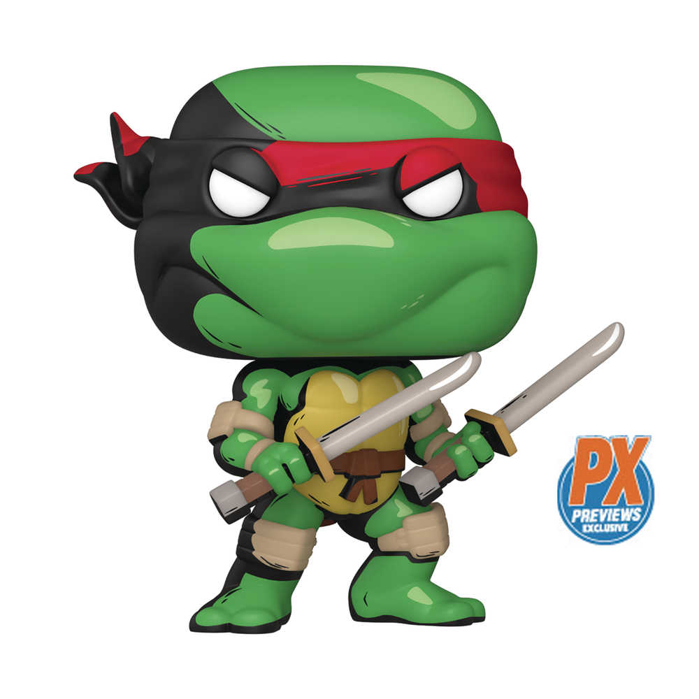 Pop Comics Teenage Mutant Ninja Turtles Leonardo Previews Exclusive Vinyl Figure W/Black & White Chase
