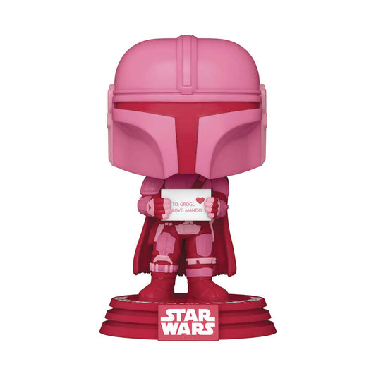 Pop Star Wars Valentines S2 Mandalorian Vinyl Figure