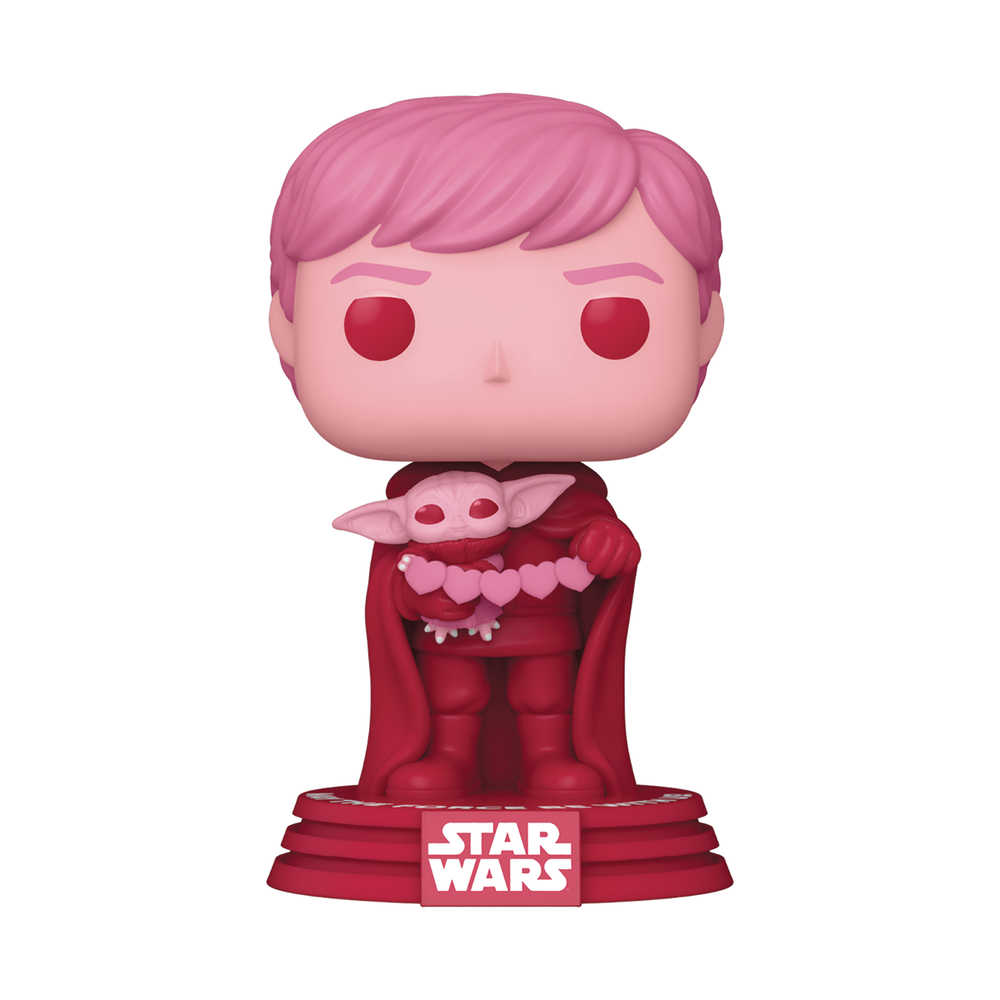 Pop Star Wars Valentines S2 Luke & Grogu Vinyl Figure