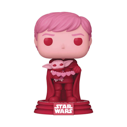 Pop Star Wars Valentines S2 Luke & Grogu Vinyl Figure