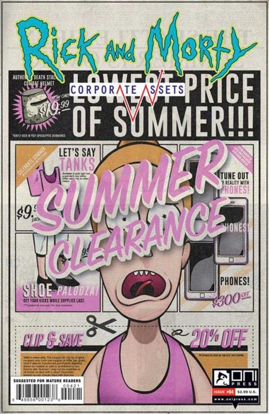 Rick And Morty Corporate Assets #4 (Of 4) Cover B Ryan Lee