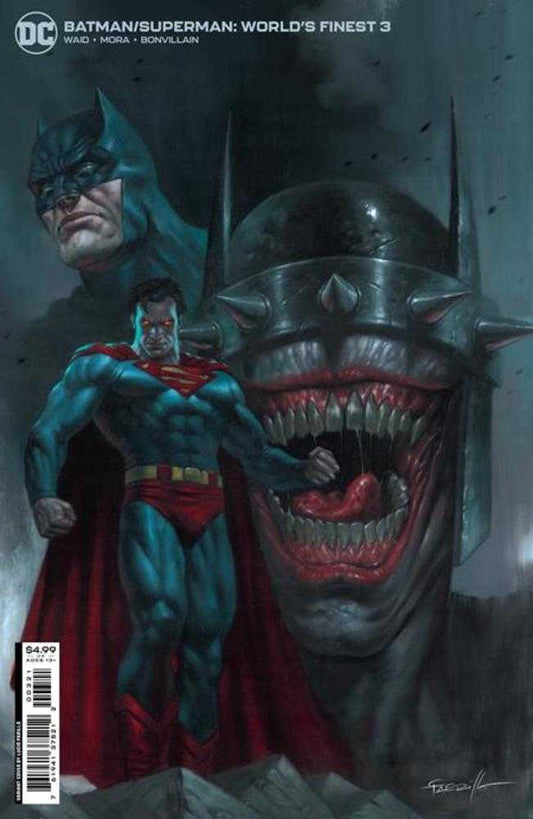 Batman Superman Worlds Finest #3 Cover B Lucio Parrillo Card Stock Variant