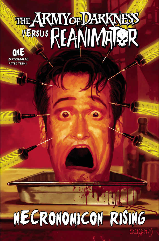 Aod vs Reanimator Necronomicon Rising #1 Cover C Suydam