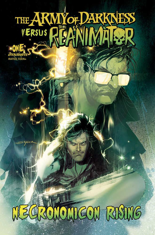 Aod vs Reanimator Necronomicon Rising #1 Cover D Sayger