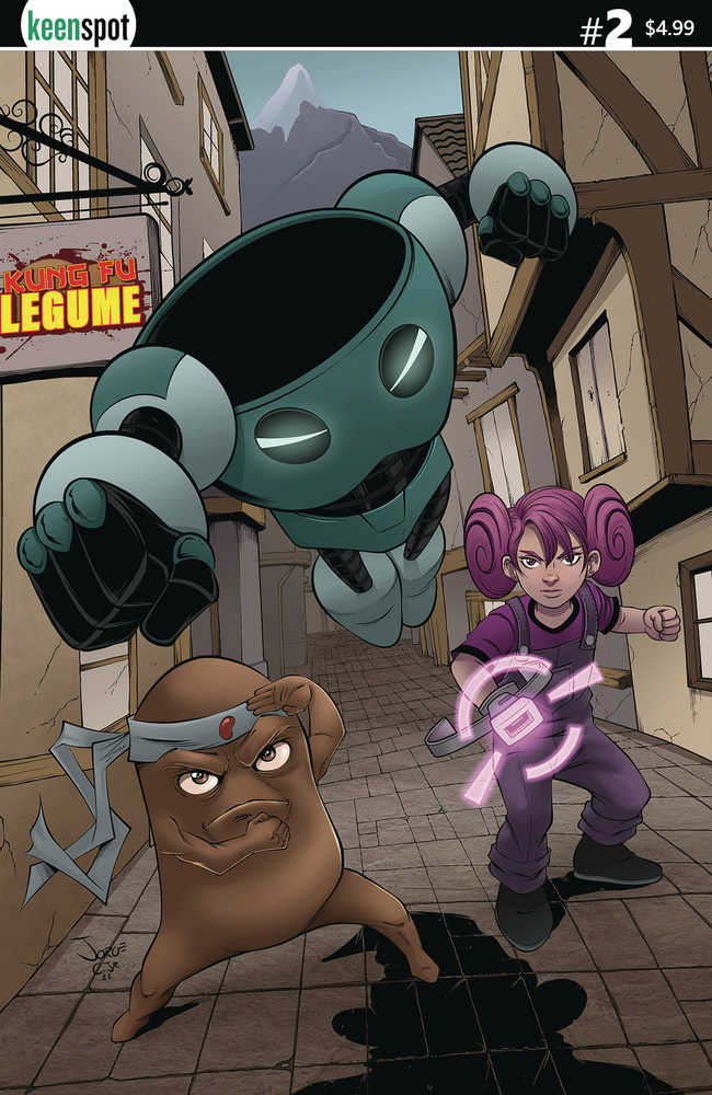 Kung Fu Legume #2 Cover B Jorge Correa