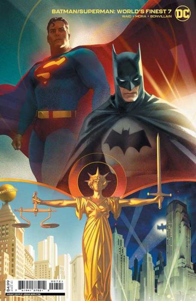 Batman Superman Worlds Finest #7 Cover B Joshua Middleton Card Stock Variant