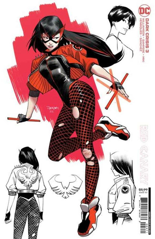 Dark Crisis #3 (Of 7) Cover G Dan Mora Red Canary Card Stock Variant