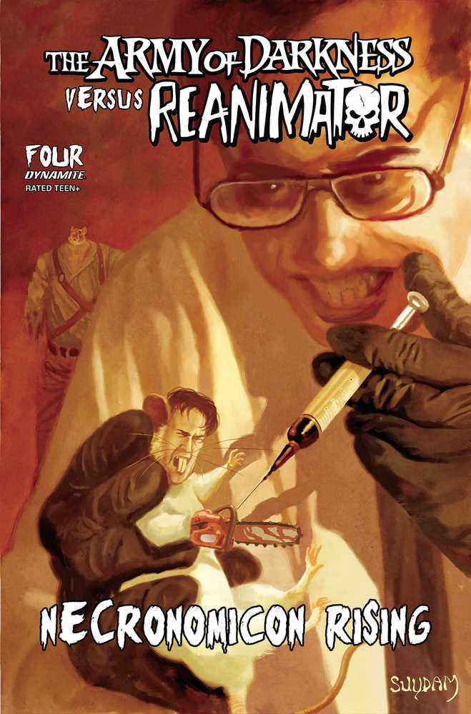 Aod vs Reanimator Necronomicon Rising #4 Cover C Suydam