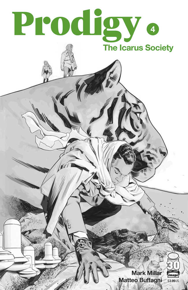 Prodigy Icarus Society #4 (Of 5) Cover B Buffagni Black & White (Mature)